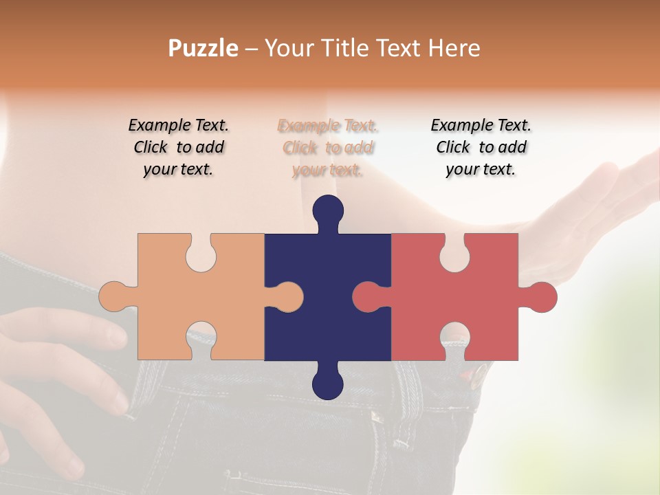 Fit Clothes Figure PowerPoint Template