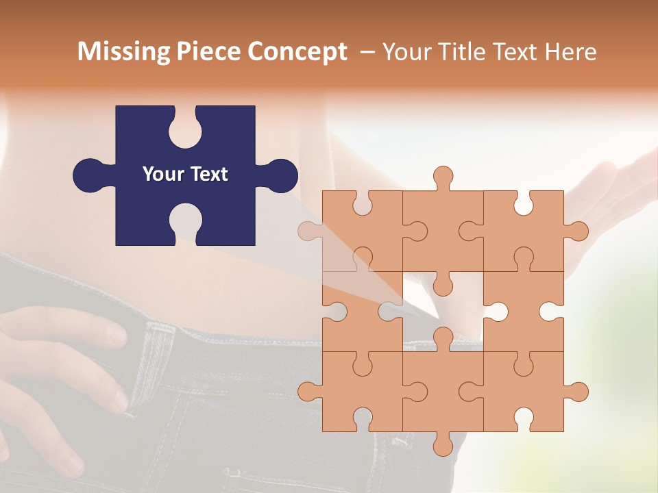 Fit Clothes Figure PowerPoint Template