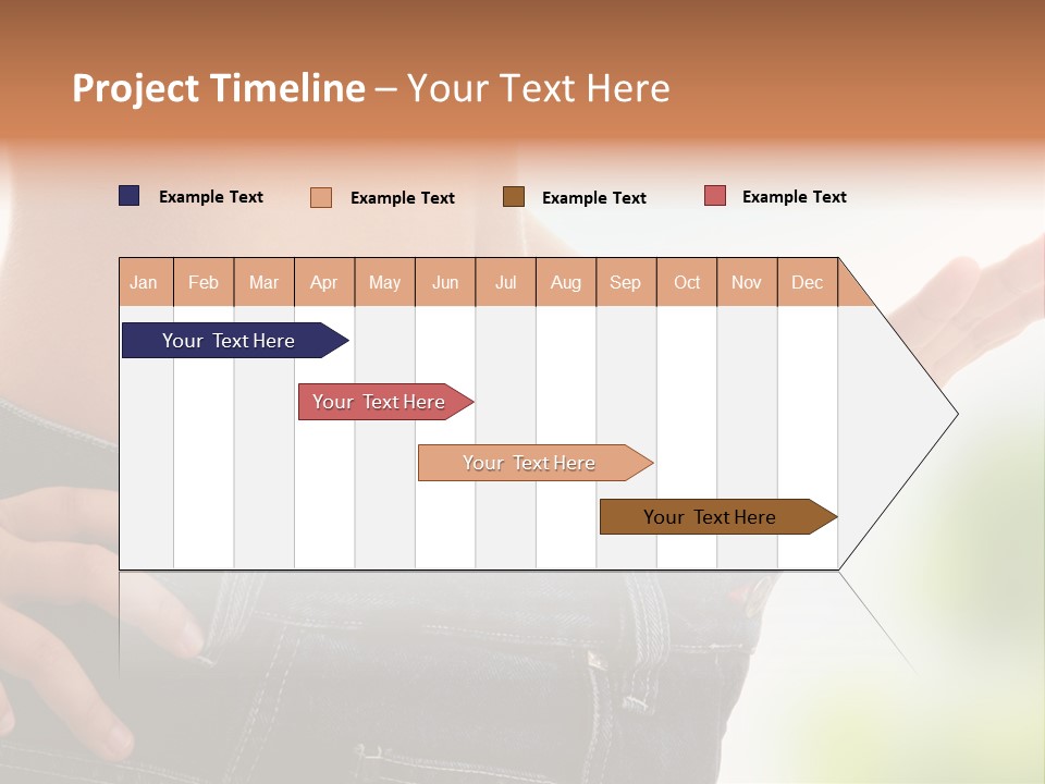Fit Clothes Figure PowerPoint Template