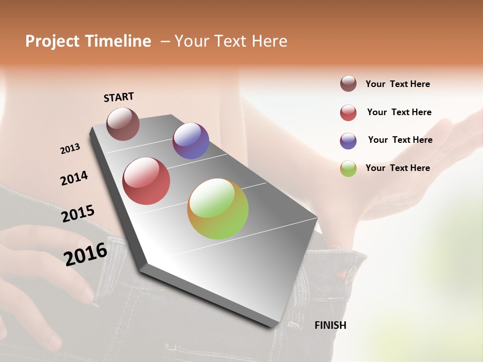 Fit Clothes Figure PowerPoint Template