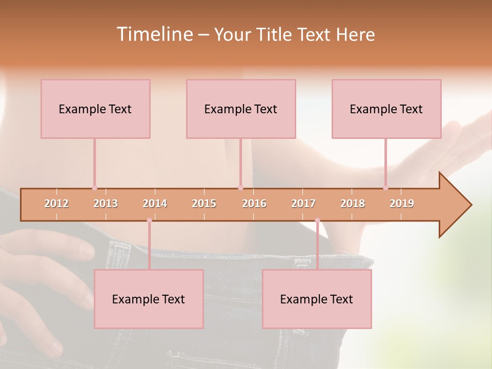Fit Clothes Figure PowerPoint Template