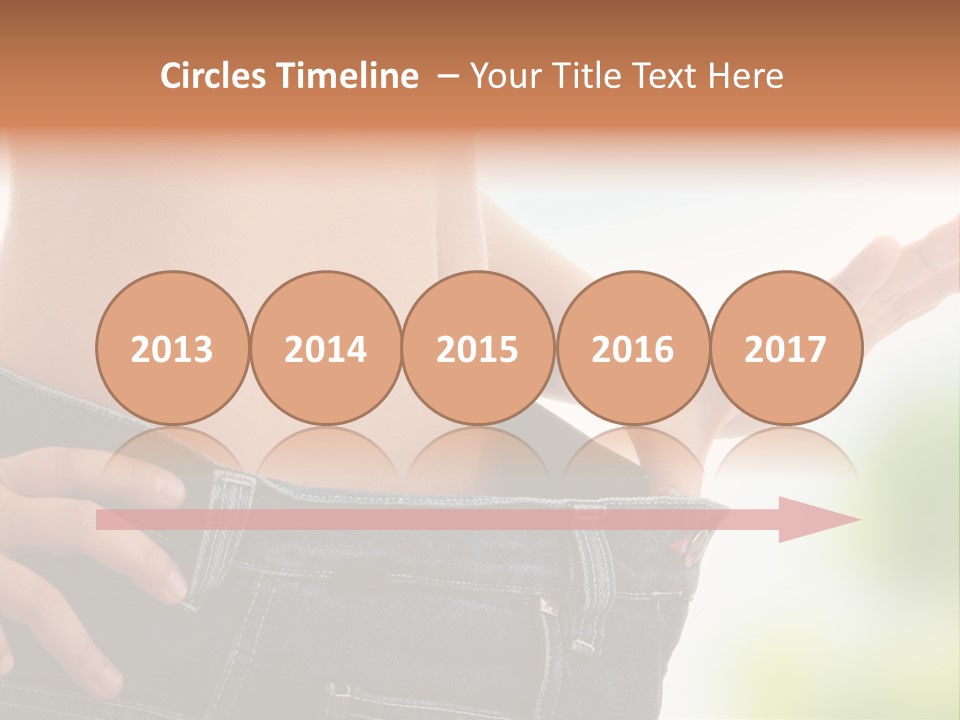 Fit Clothes Figure PowerPoint Template