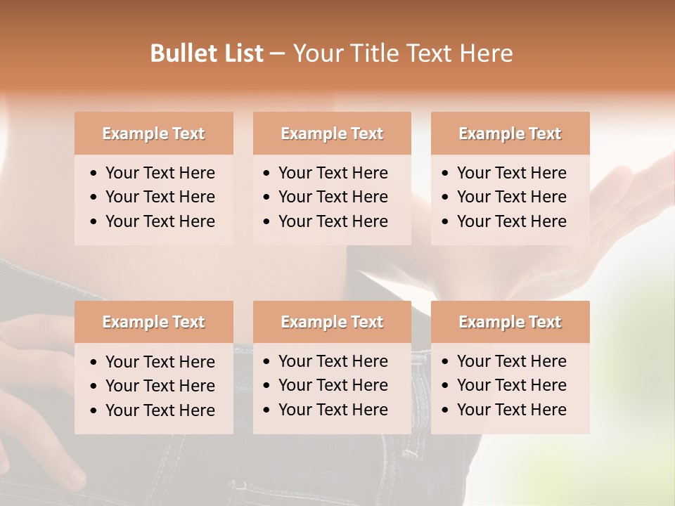Fit Clothes Figure PowerPoint Template
