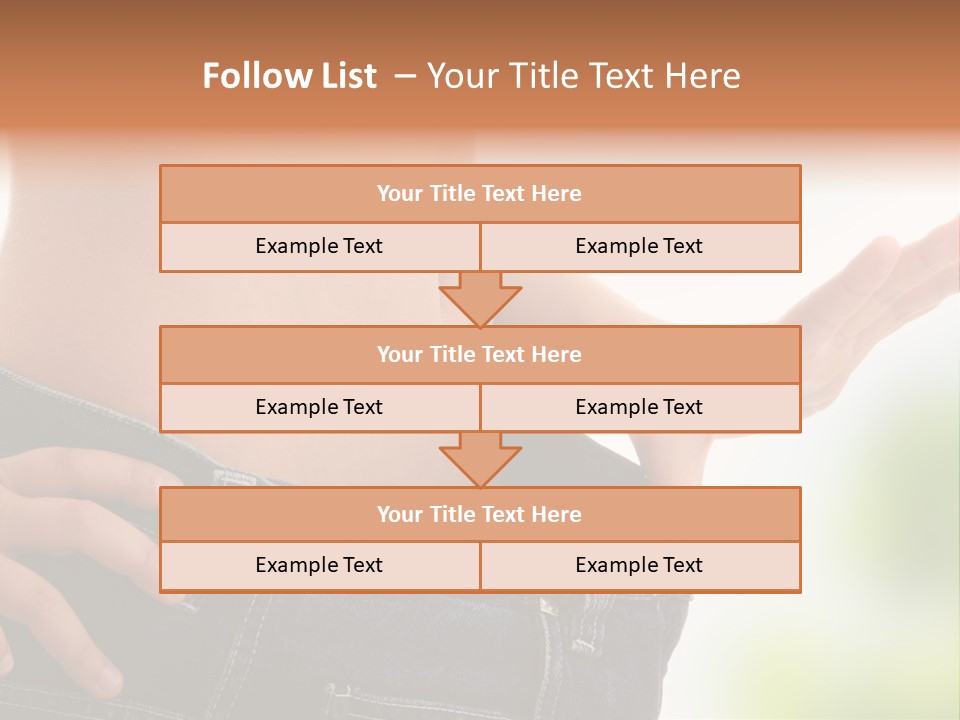 Fit Clothes Figure PowerPoint Template