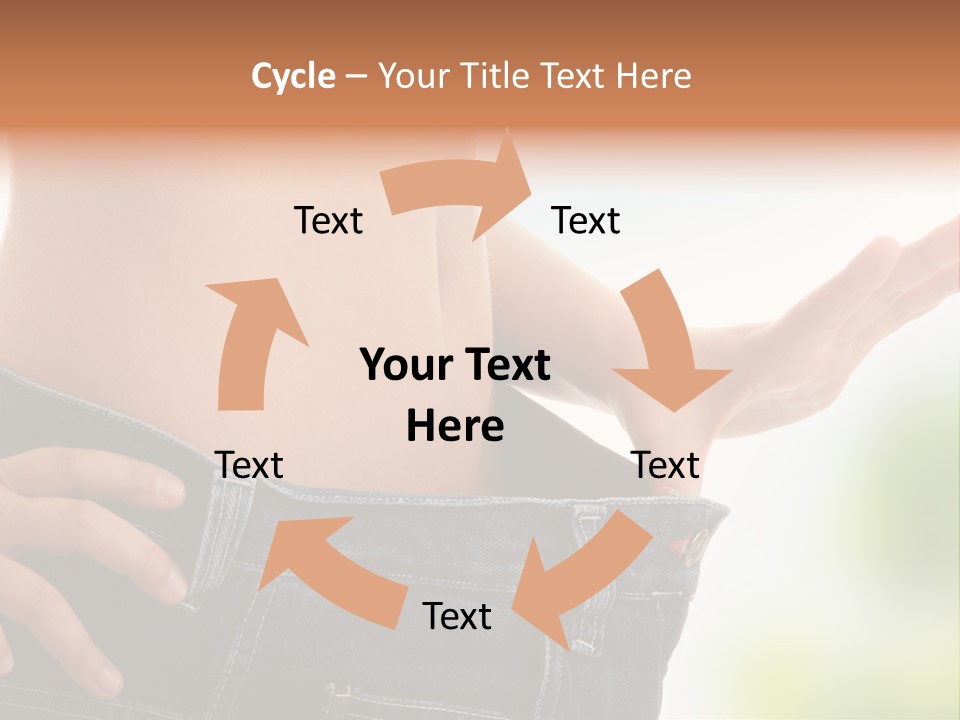 Fit Clothes Figure PowerPoint Template