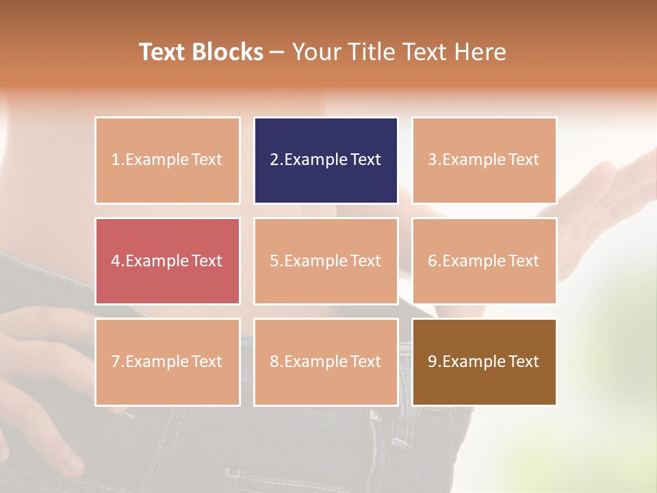 Fit Clothes Figure PowerPoint Template