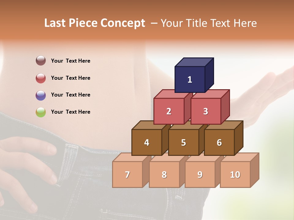 Fit Clothes Figure PowerPoint Template