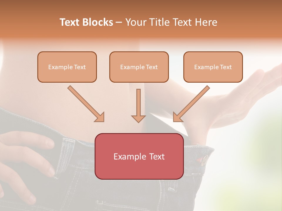 Fit Clothes Figure PowerPoint Template