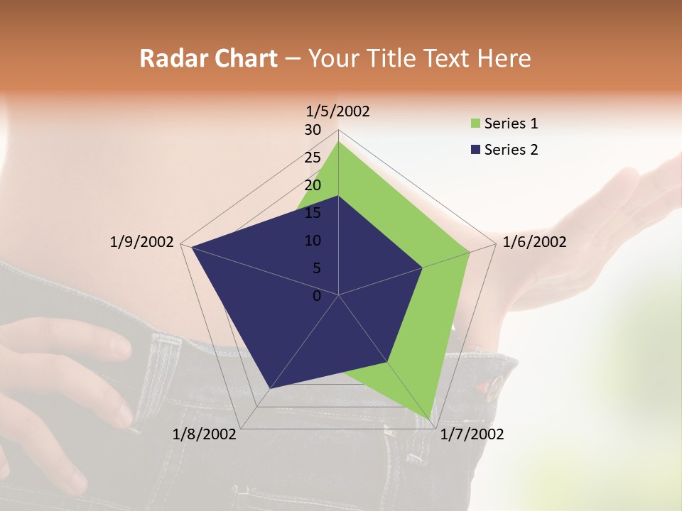 Fit Clothes Figure PowerPoint Template