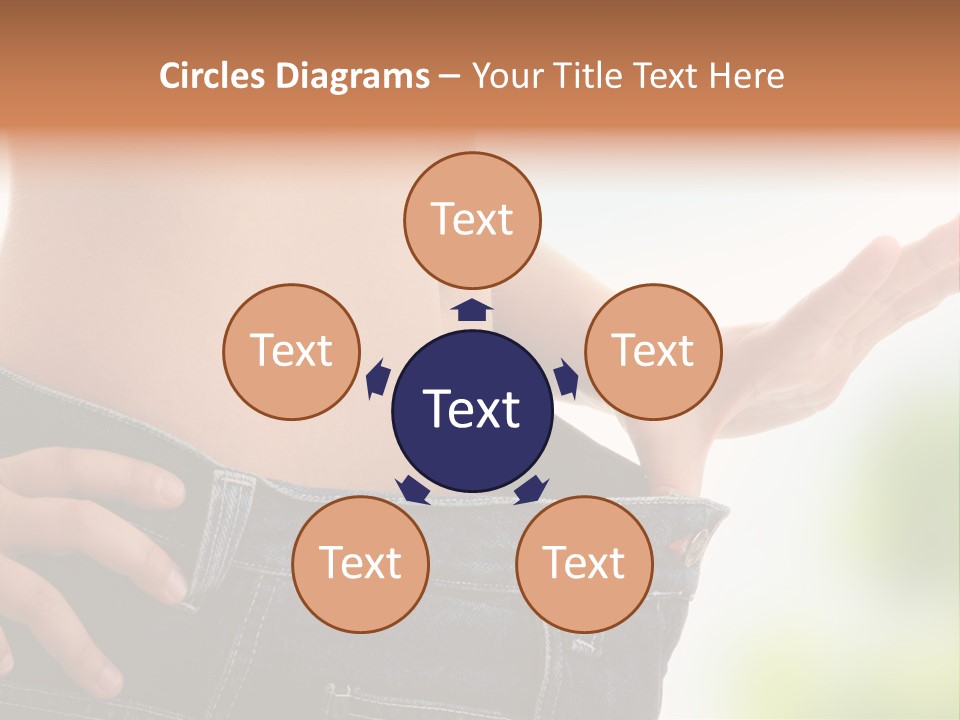 Fit Clothes Figure PowerPoint Template