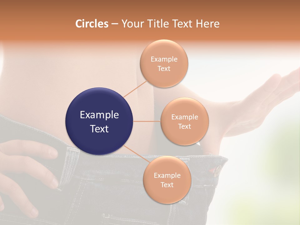 Fit Clothes Figure PowerPoint Template