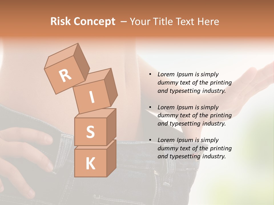 Fit Clothes Figure PowerPoint Template