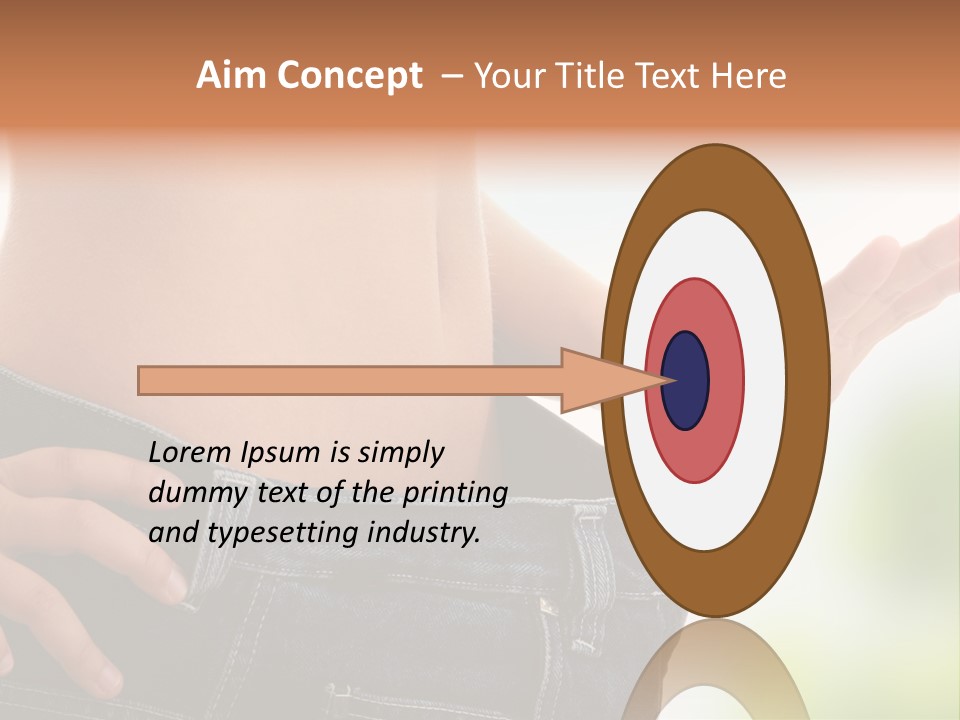 Fit Clothes Figure PowerPoint Template