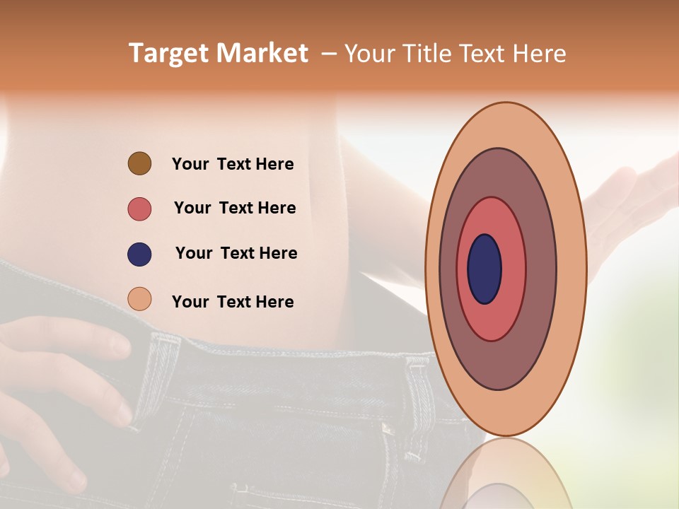 Fit Clothes Figure PowerPoint Template