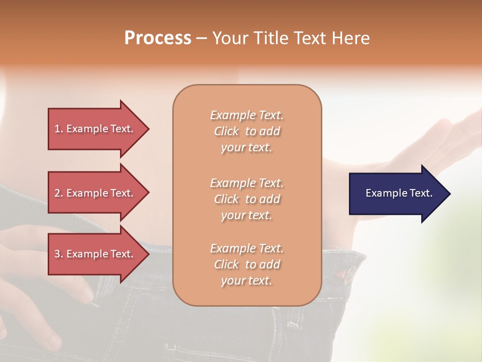 Fit Clothes Figure PowerPoint Template