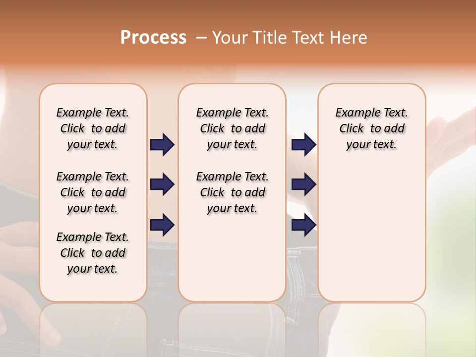Fit Clothes Figure PowerPoint Template