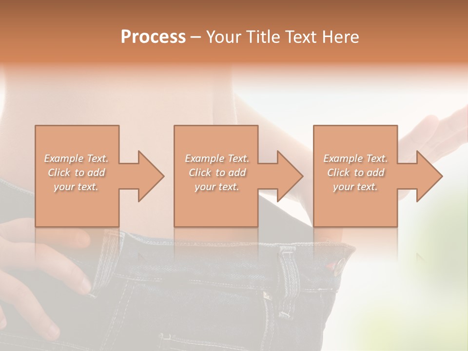 Fit Clothes Figure PowerPoint Template