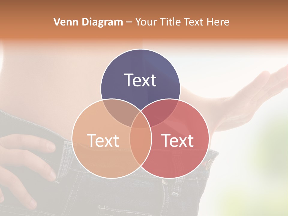 Fit Clothes Figure PowerPoint Template