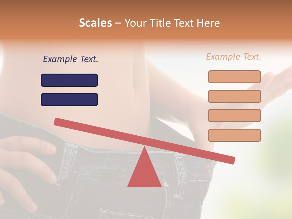 Fit Clothes Figure PowerPoint Template
