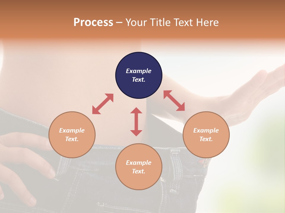 Fit Clothes Figure PowerPoint Template