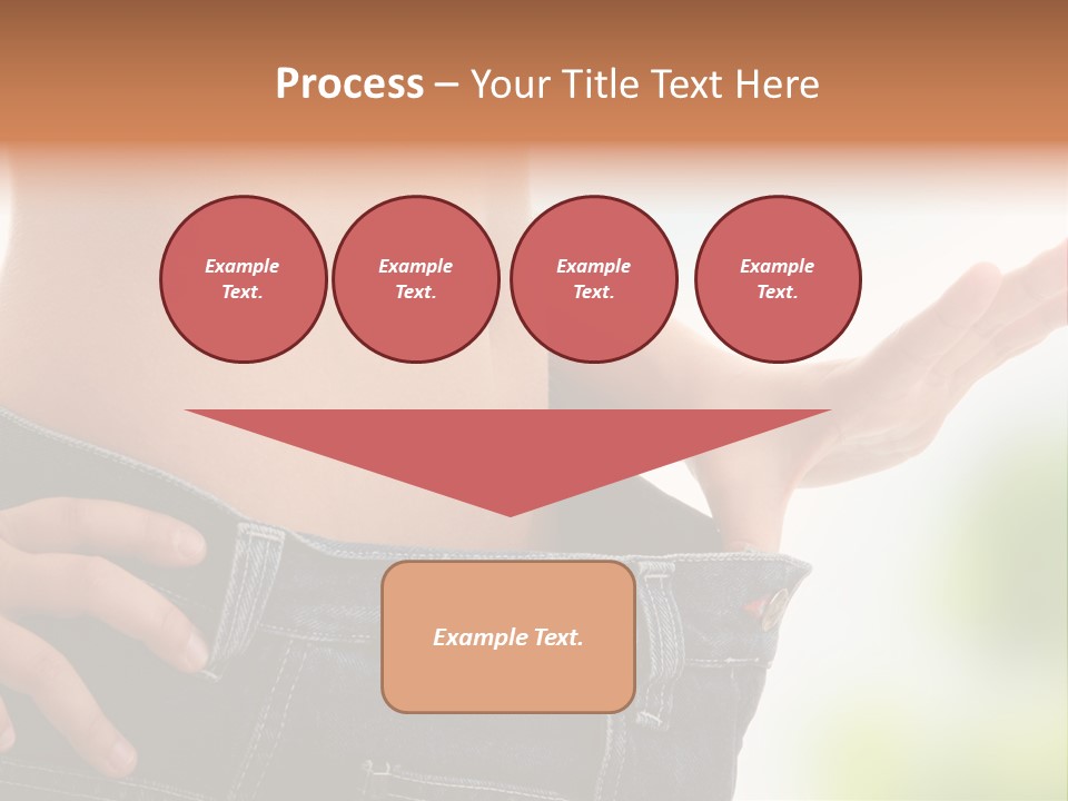 Fit Clothes Figure PowerPoint Template