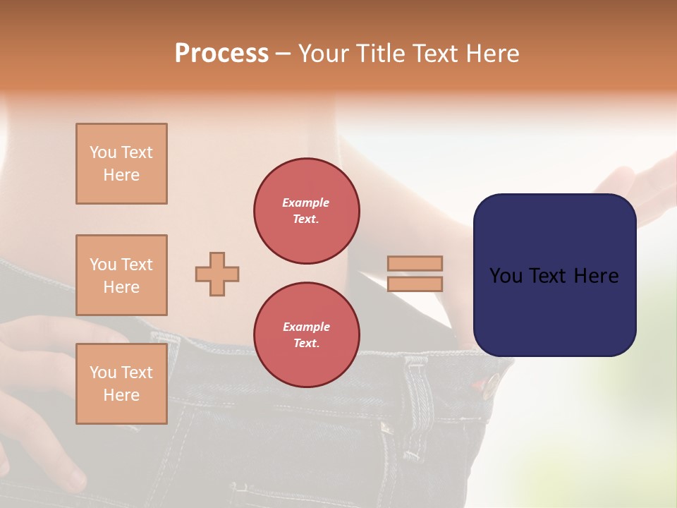 Fit Clothes Figure PowerPoint Template