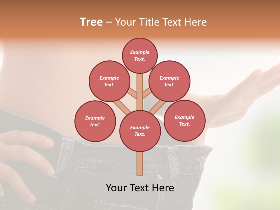 Fit Clothes Figure PowerPoint Template