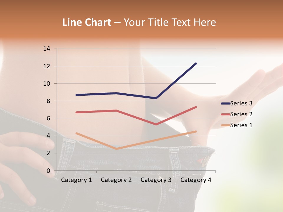 Fit Clothes Figure PowerPoint Template