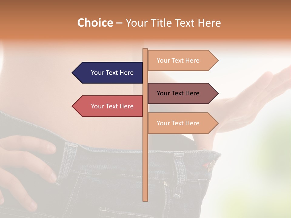 Fit Clothes Figure PowerPoint Template