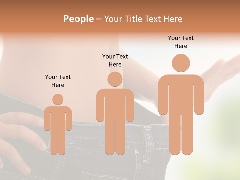 Fit Clothes Figure PowerPoint Template