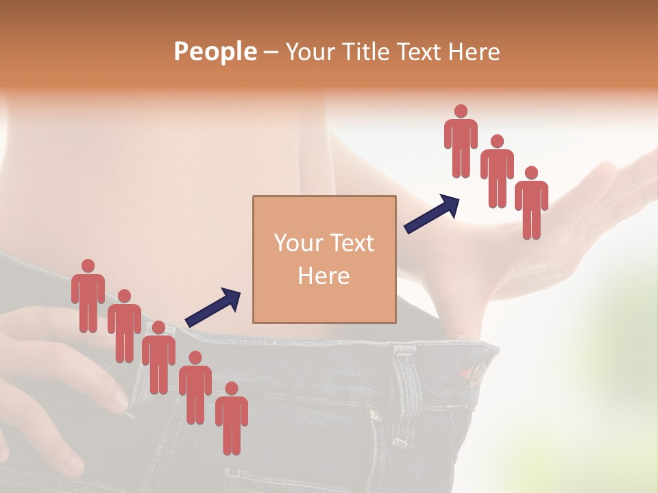 Fit Clothes Figure PowerPoint Template