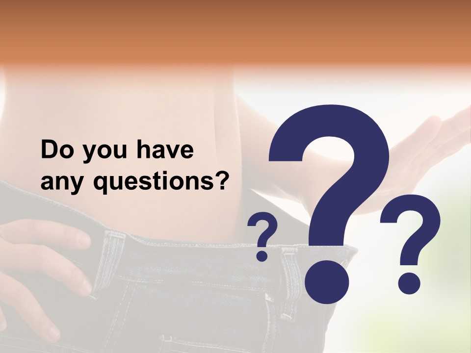 Fit Clothes Figure PowerPoint Template