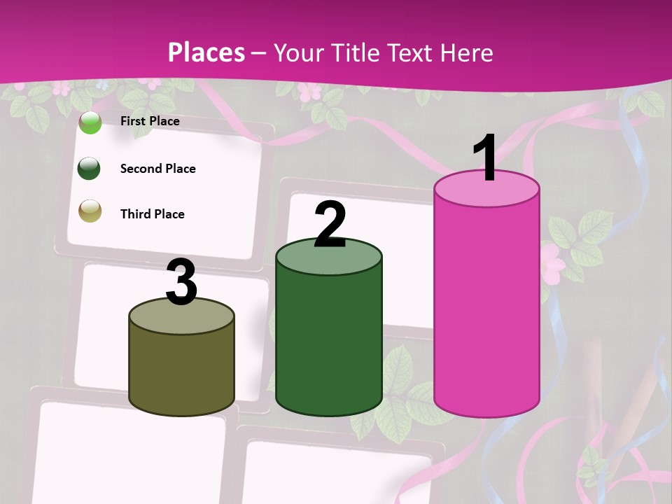 Frame Invitation Texture PowerPoint Template