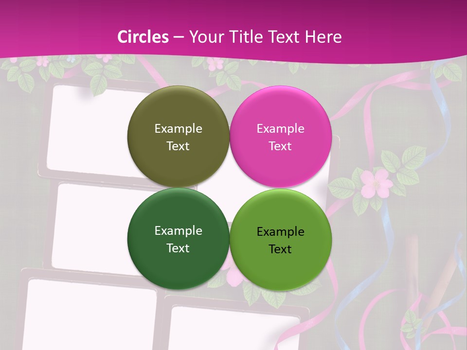 Frame Invitation Texture PowerPoint Template