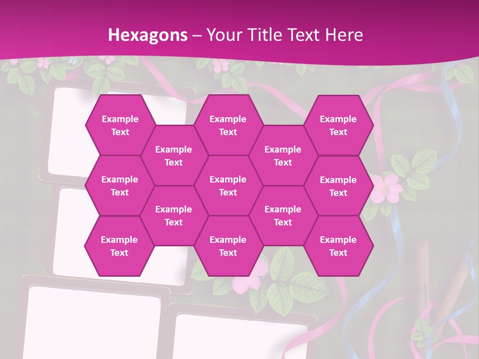 Frame Invitation Texture PowerPoint Template