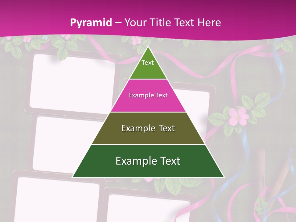 Frame Invitation Texture PowerPoint Template