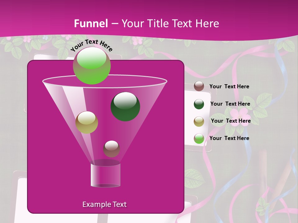 Frame Invitation Texture PowerPoint Template