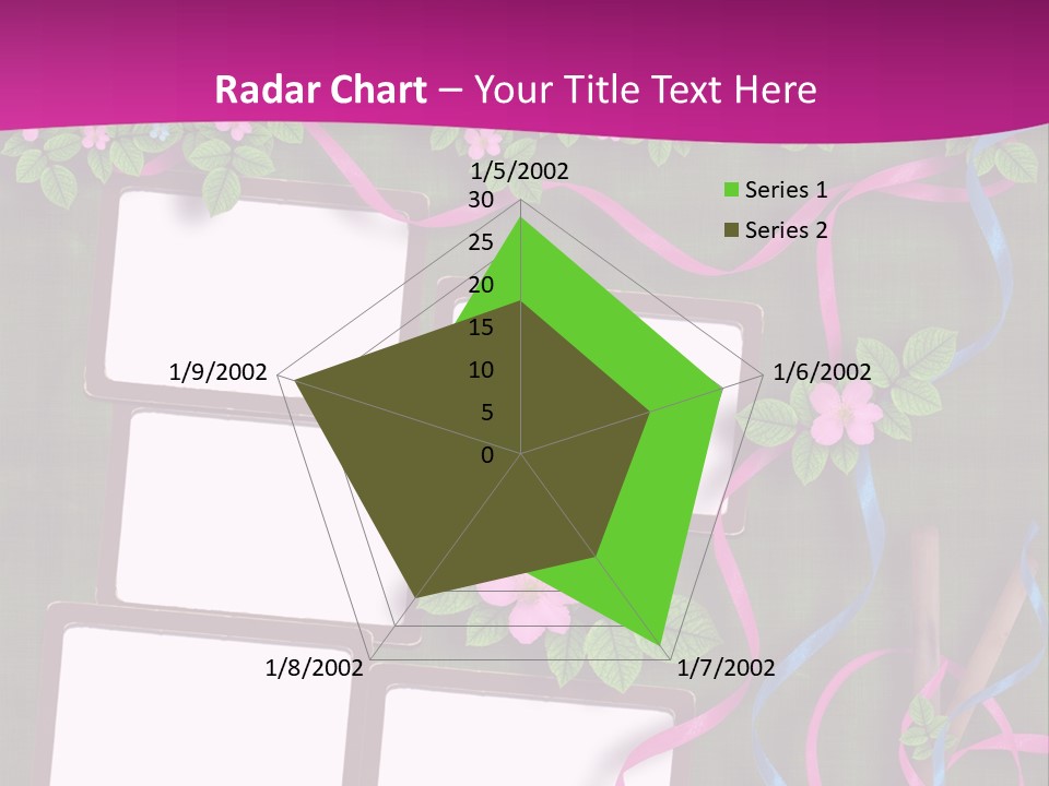 Frame Invitation Texture PowerPoint Template