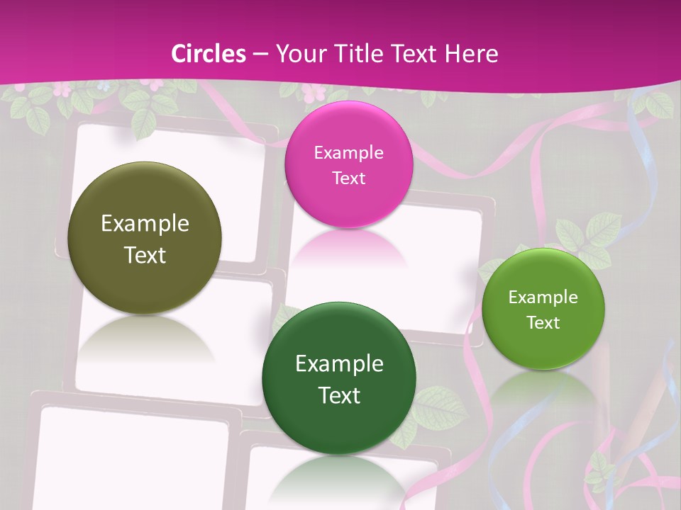 Frame Invitation Texture PowerPoint Template