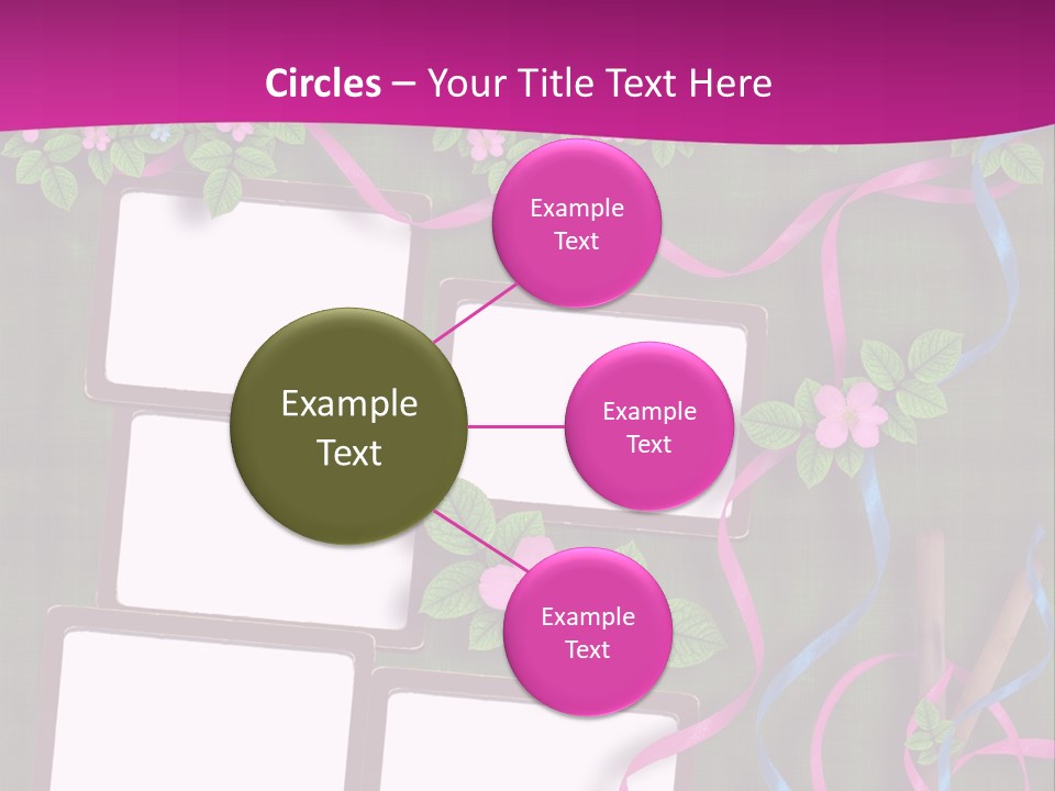 Frame Invitation Texture PowerPoint Template