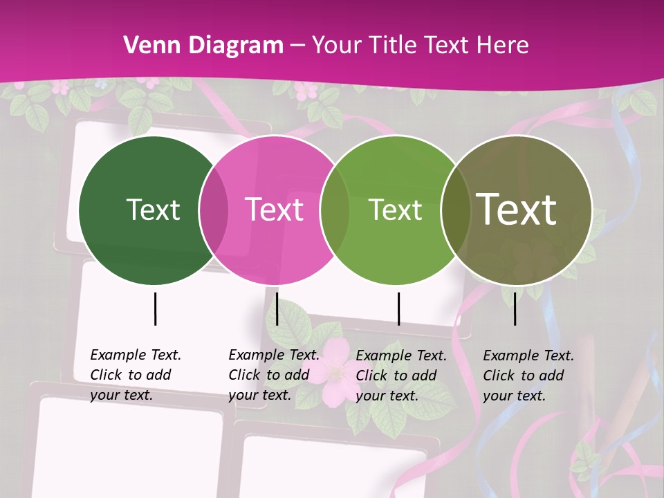 Frame Invitation Texture PowerPoint Template