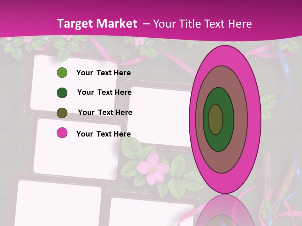 Frame Invitation Texture PowerPoint Template