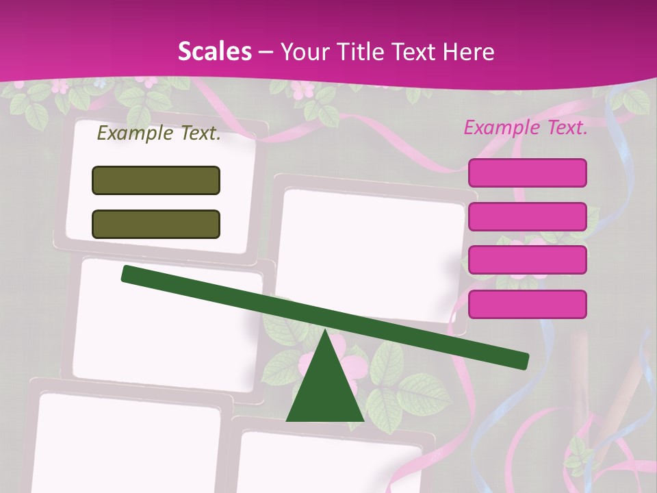 Frame Invitation Texture PowerPoint Template
