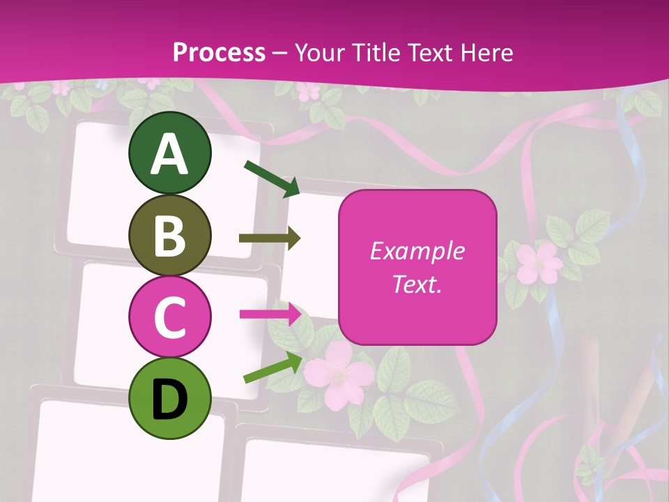 Frame Invitation Texture PowerPoint Template