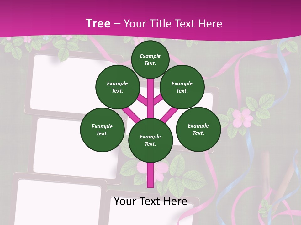 Frame Invitation Texture PowerPoint Template