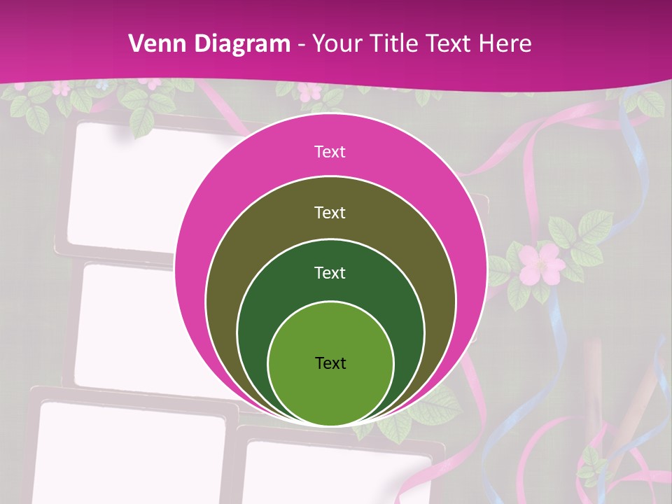 Frame Invitation Texture PowerPoint Template
