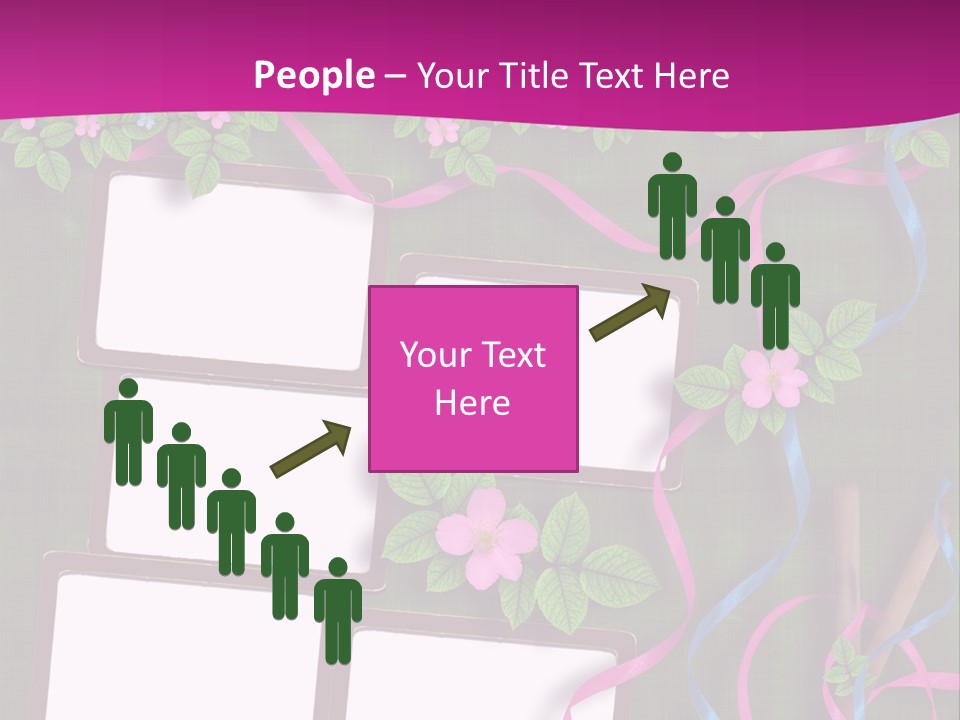 Frame Invitation Texture PowerPoint Template