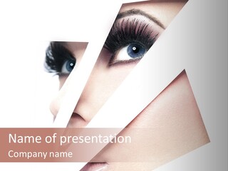 Cosmetics Teeth White PowerPoint Template