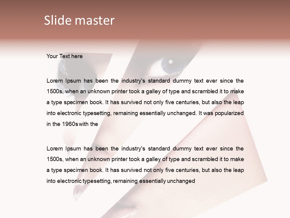 Cosmetics Teeth White PowerPoint Template