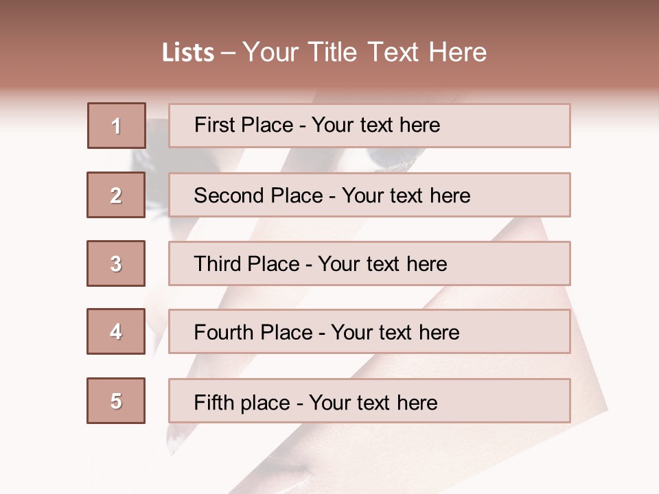 Cosmetics Teeth White PowerPoint Template
